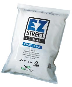 White 20kg bag of EZ Street asphalt